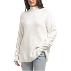 MICHAEL STARS Zion Mock Neck Pull Over Sweater
